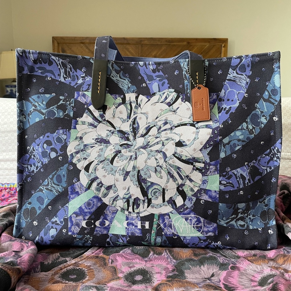 Coach x Kaffe Canvas Tote